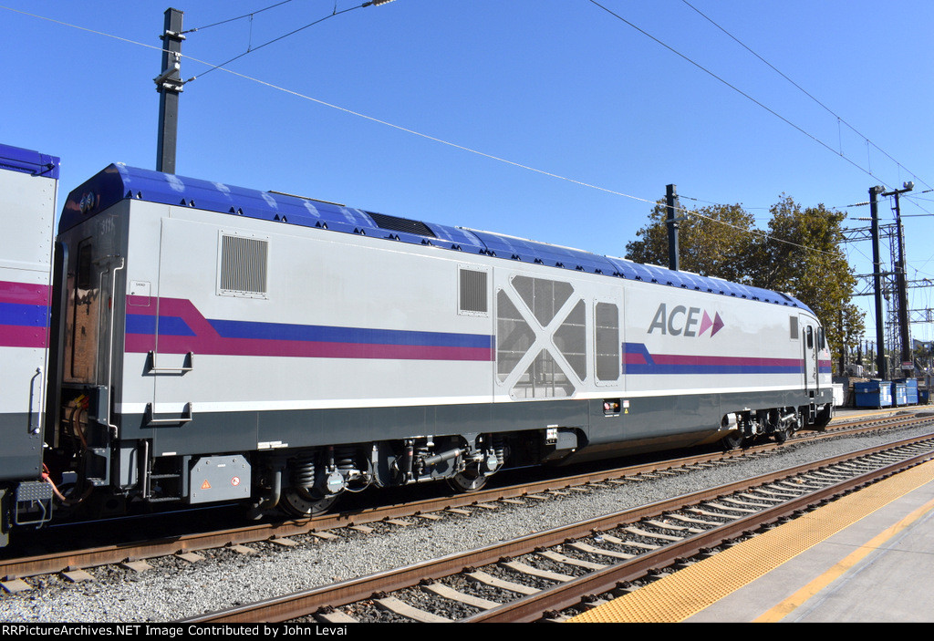 ACE SC-44 # 3111 on the rear of ACE Train # 04 